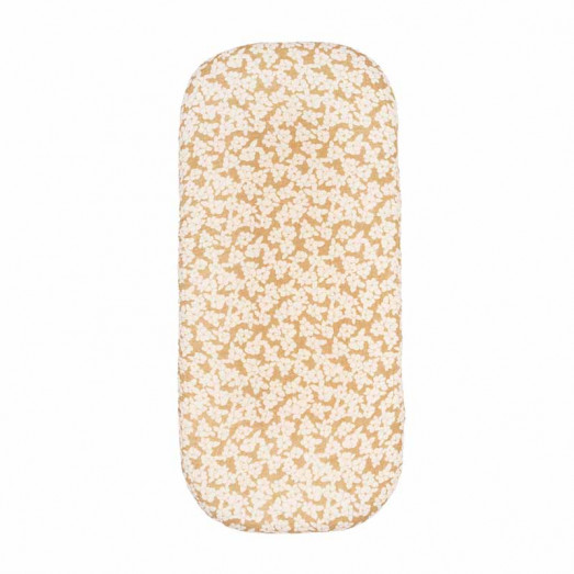 Drap housse pour couffin 40 x 80 cm - Golden Brown Sakura - Wabi Sabi