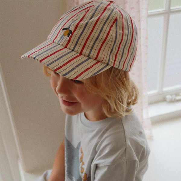 Casquette enfant Marlon - Antique stripe