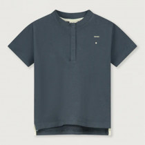 T-shirt Henley - Blue grey