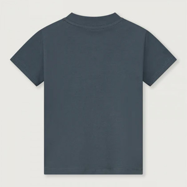 T-Shirt Henley - Blue Grey