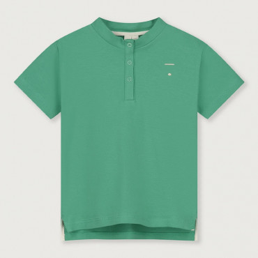 T-shirt bébé Henley - Bright green