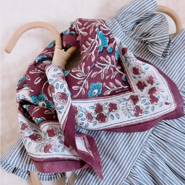 Foulard Dehli adulte - Figue