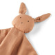 Doudou carré Agnete - Lapin tuscany rose