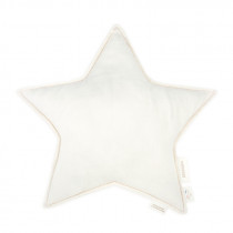 Coussin étoile Lin Français - Off white