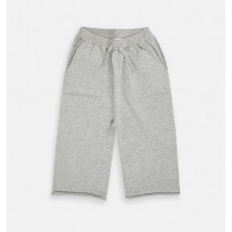 Pantalon décontracté boxy cotton - Heather grey