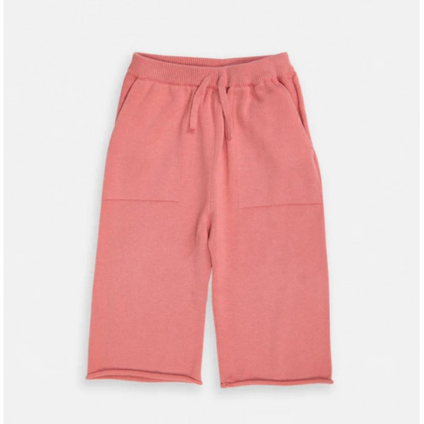 Pantalon décontracté boxy cotton - Coral