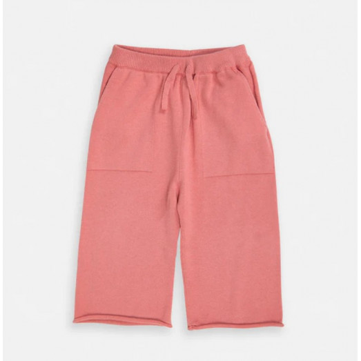 Pantalon décontracté boxy cotton - Coral