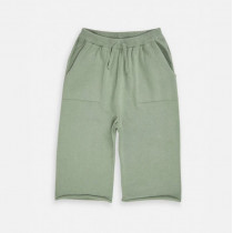 Pantalon décontracté boxy cotton - Sage