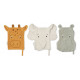 Lot de 3 gants de toilette Sylvester - Yellow mellow mix