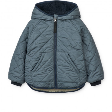 Veste polaire réversible Jackson - Whale blue multi mix