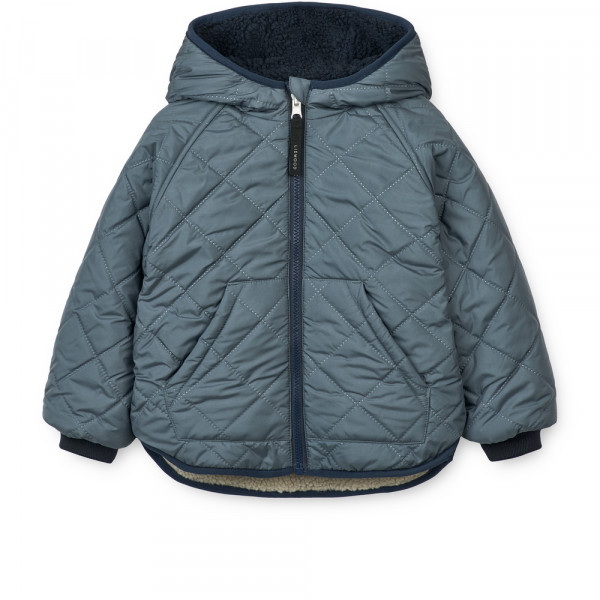 Veste polaire réversible Jackson - Whale blue multi mix