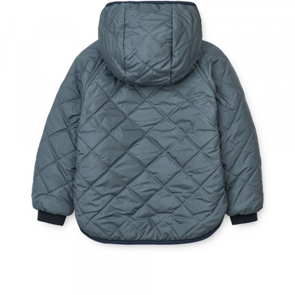 Veste polaire réversible Jackson - Whale blue multi mix