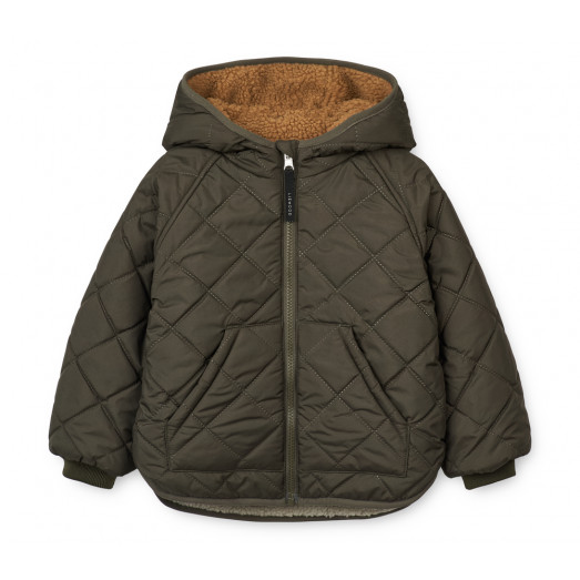 Veste polaire réversible Jackson - Army brown mix