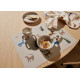 Set de table en silicone Jude - Leopard multi mix