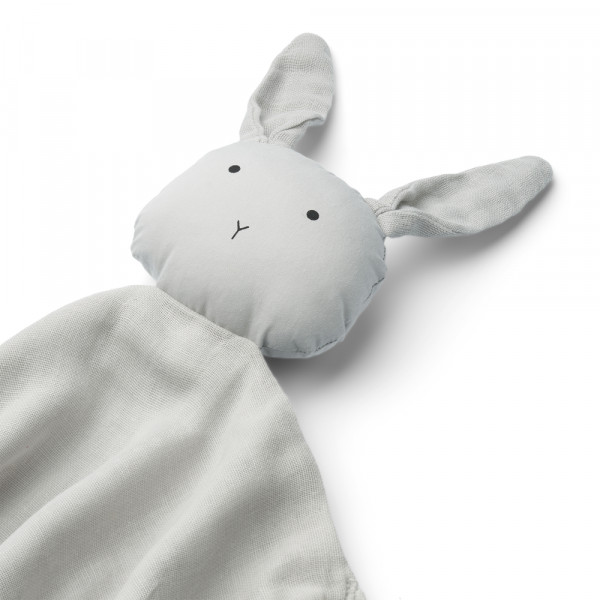 Doudou carré Agnete - Lapin Dumbo grey