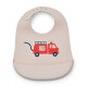 Bavoir en silicone x 2 Tilda - Emergency vehicle sandy