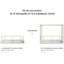 Kit de conversion Camp de Lit banquette en Lit à baldaquin