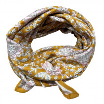 Foulard Dehli adulte - Safran