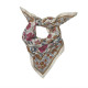 Foulard Dehli enfant - Azur