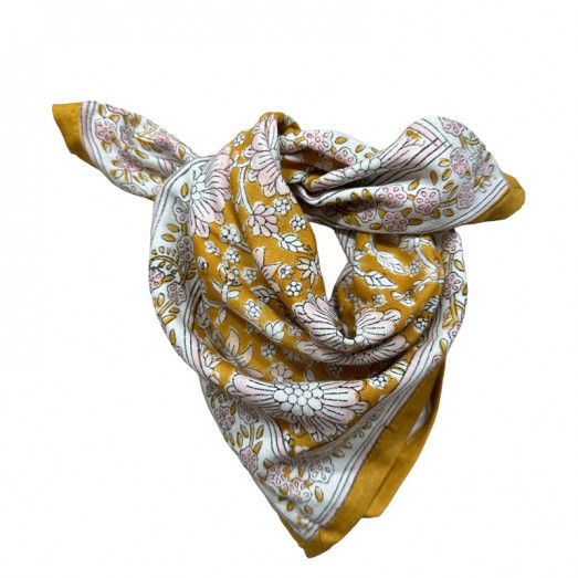 Foulard Dehli enfant - Safran