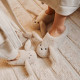 Chaussons peluche Lapin Aviaja - Mist