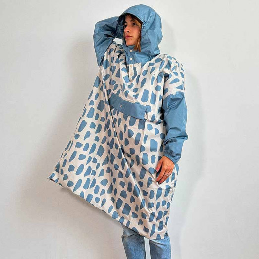 Poncho de pluie - Icy blue