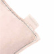 Coussin brodé L1N0 Lin français - Mauve pink