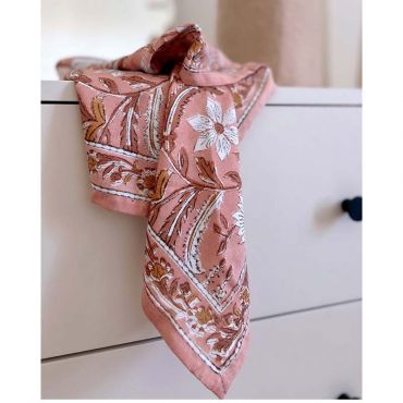 Foulard Dehli adulte - Blush