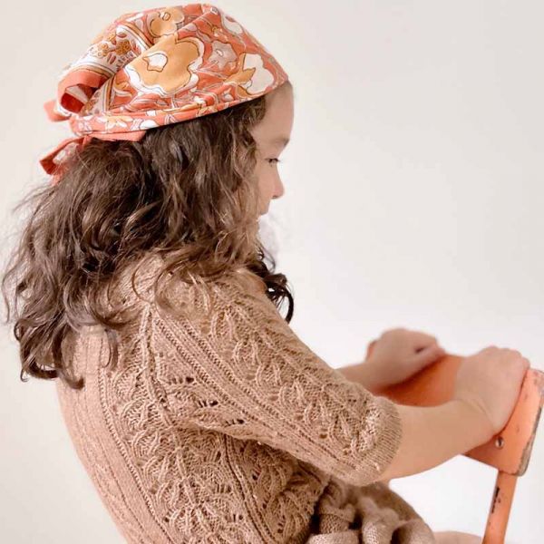 Foulard Dehli enfant - Rouille