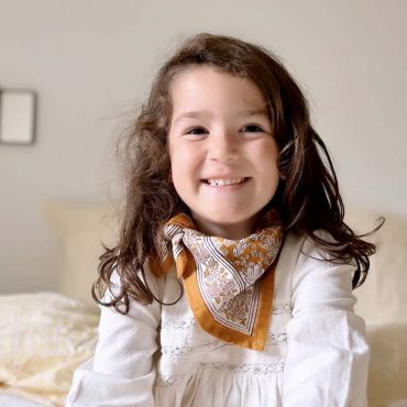 Foulard Dehli enfant - Safran