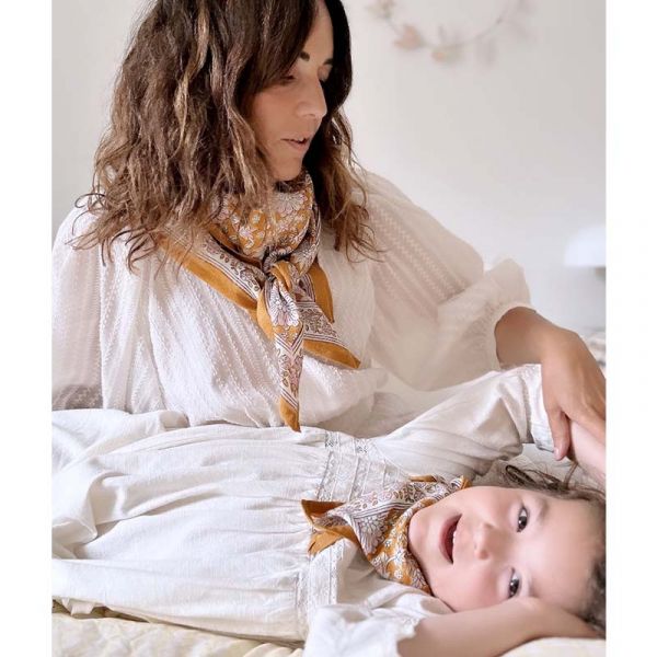 Foulard Dehli enfant - Safran