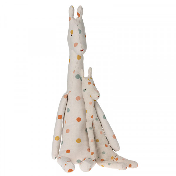 Peluche Safari Friends Girafe - Pois multicolore