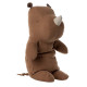 Peluche rhino Safari Friends medium - Chocolate