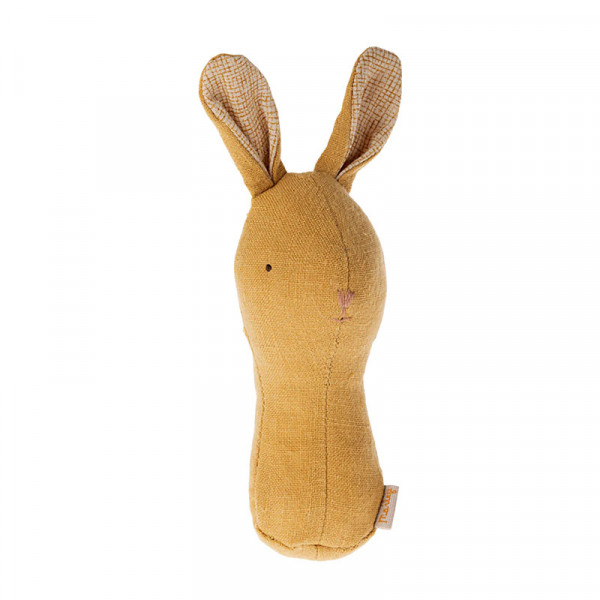 Hochet lapin lullaby friends - Dusty yellow