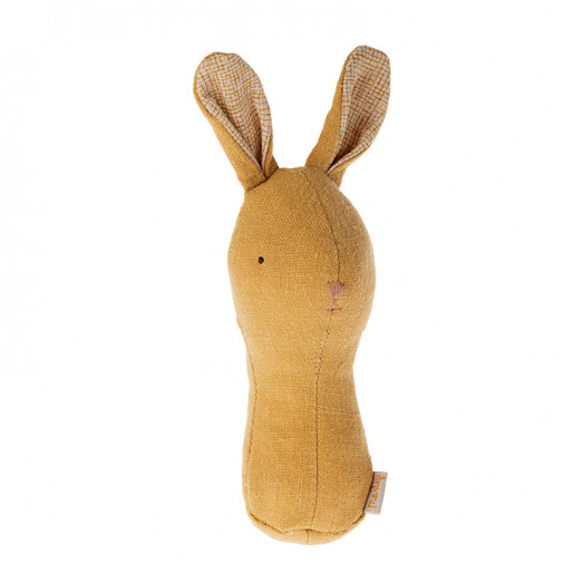 Hochet lapin lullaby friends - Dusty yellow