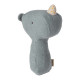 Hochet rhino lullaby friends - Dusty blue