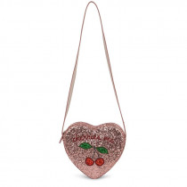 Sac à main paillettes - Cerise