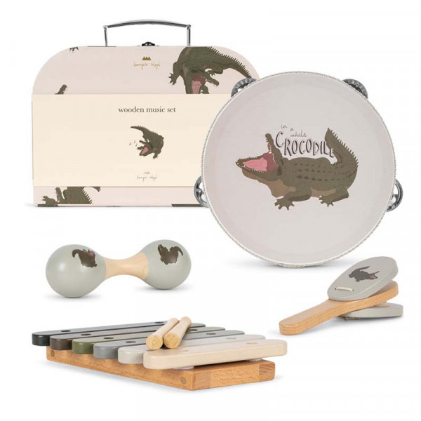 Set de 4 instruments de musique - Crocodile