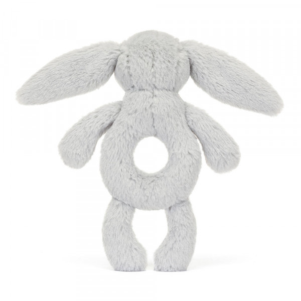 Hochet d'éveil grabber lapin Bashful - gris