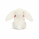 Peluche lapin Bashful Love heart - Rouge