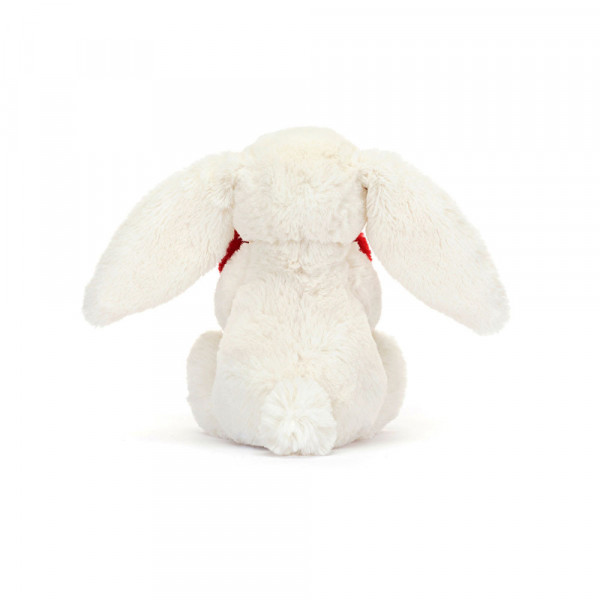 Peluche lapin Bashful Love heart - Rouge