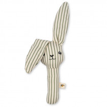 Hochet en tissu Lapin - Tea Stripe