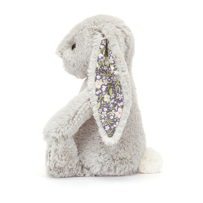 Peluche lapin Bashful blossom silver bloom