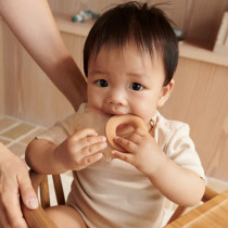 Lot de 2 anneaux de dentition Rita - Eléphant Pale tuscany sandy