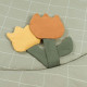 Tapis d'éveil sensoriel Playground - Tulipes