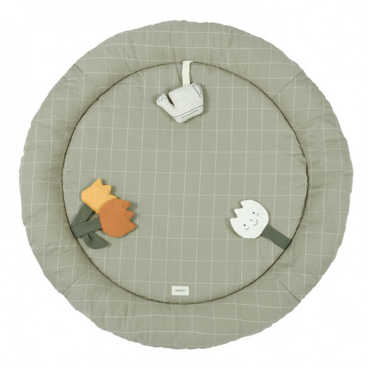 Tapis d'éveil sensoriel Playground - Tulipes