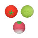 Lot de 3 balles sensorielles - Veggie salad