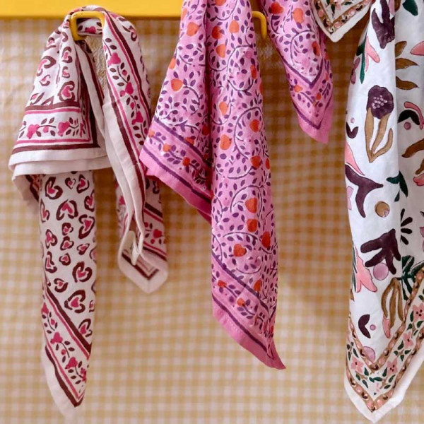 Foulard enfant - Leo cerise