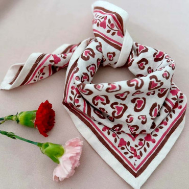 Foulard enfant - Leo cerise