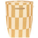 Panier de rangement Vibes - Moutarde et beige